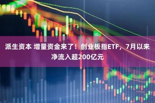 派生资本 增量资金来了！创业板指ETF，7月以来净流入超200亿元